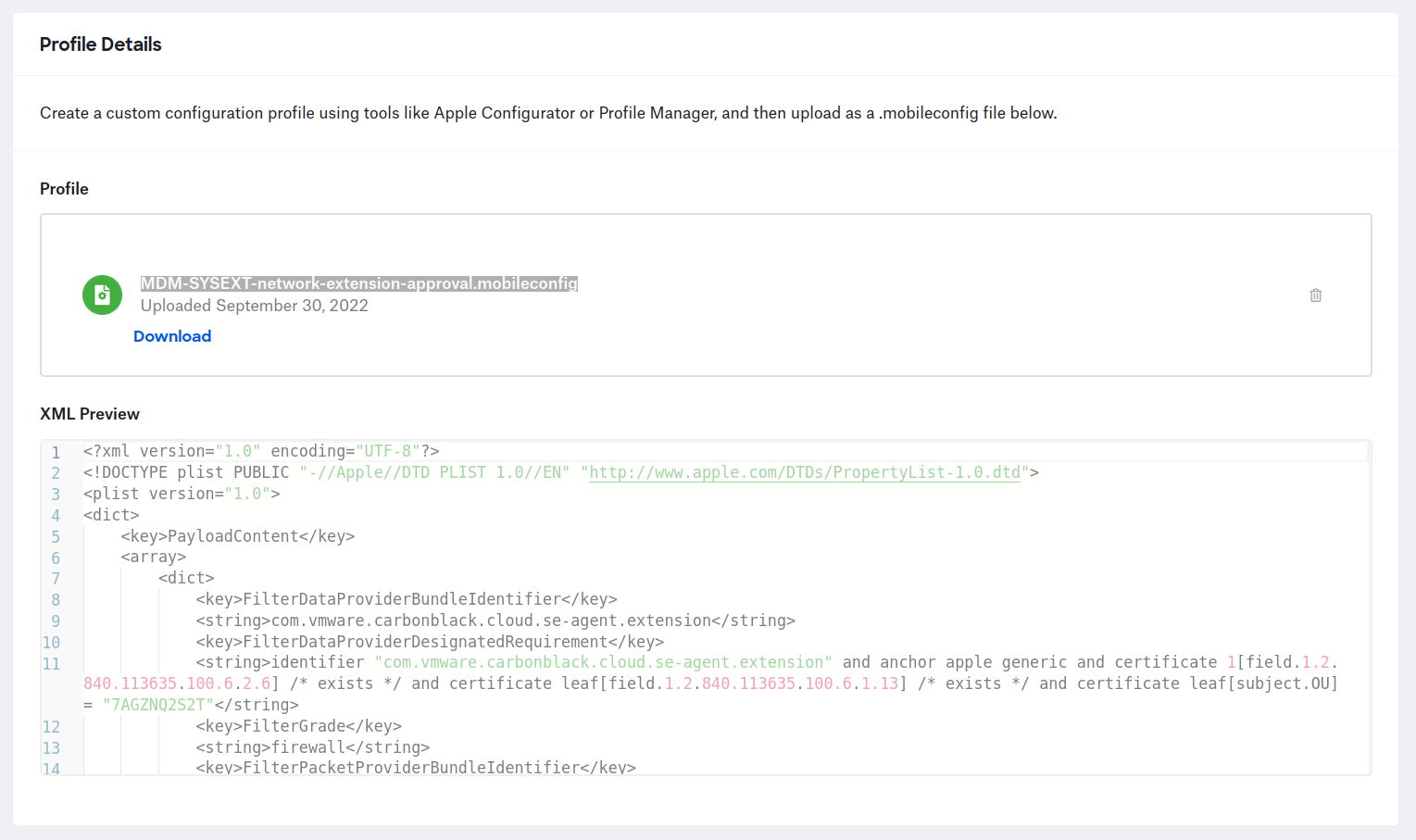 Kandji Network Extension working