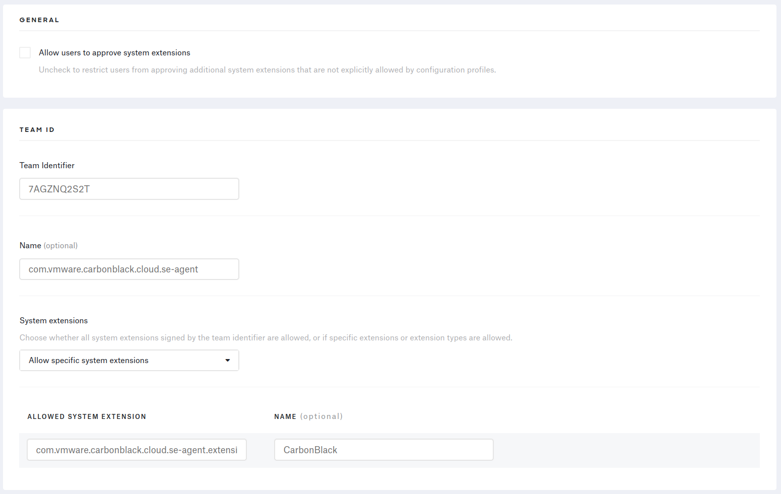 Kandji System Extension